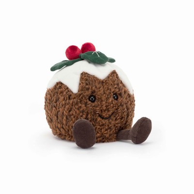 Jellycat Christmas Pudding UK | 31057QGOU